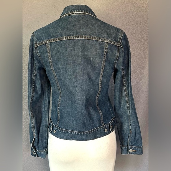 J.Crew Denim Jacket Women’s Size S Small Blue Jean 100% Cotton Button Front - Picture 4 of 14